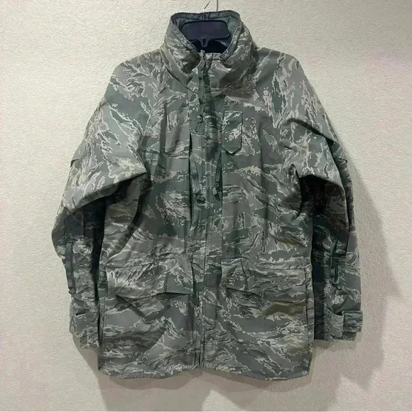 AIR FORCE Tennier Industries Tiger Stripe Parka All Purpose Camouflage Med Reg - Picture 1 of 16